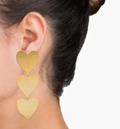 Earrings*Mercedes Salazar 3 of Hearts Earrings