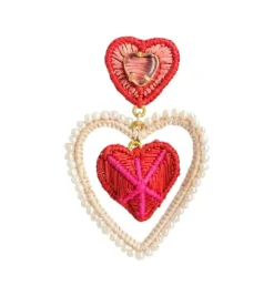 Earrings*Mercedes Salazar 8 of Hearts Earrings