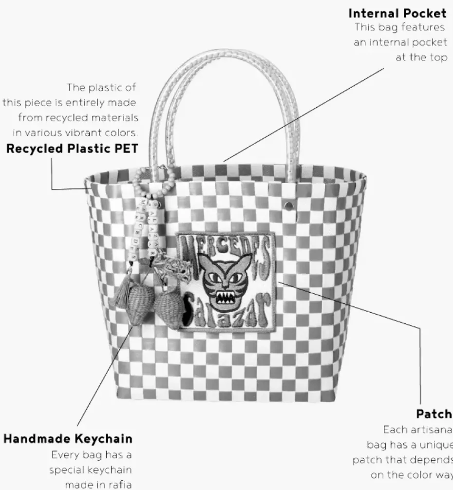 Bags*Mercedes Salazar Aqua Baguette Handbag