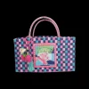 Bags*Mercedes Salazar Baguette Pink Dragon Handbag
