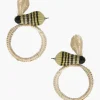 Napkin Rings*Mercedes Salazar Bee Napkin Ring Set of 2