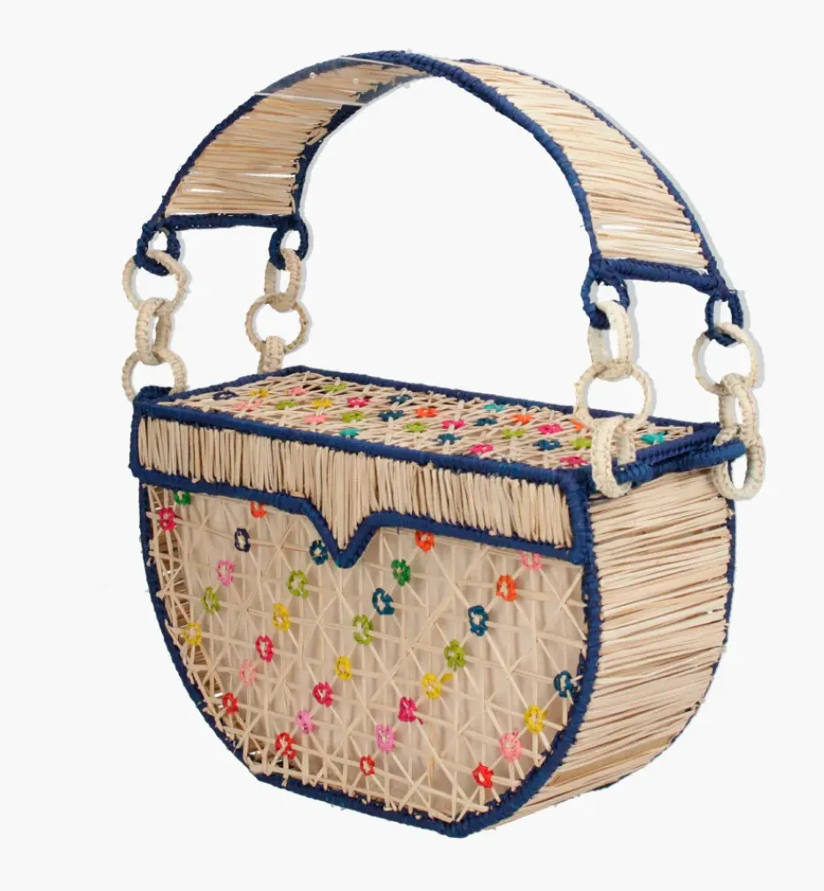 Bags*Mercedes Salazar Blue Joy Handbag