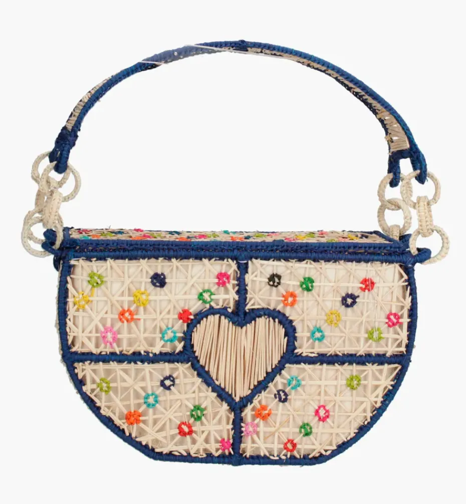 Bags*Mercedes Salazar Blue Joy Handbag