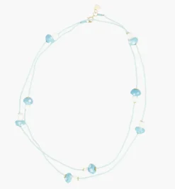 Necklaces*Mercedes Salazar Blue Mushrooms Necklace