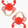 Napkin Rings*Mercedes Salazar Crab Napkin Ring Set of 2