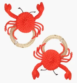 Napkin Rings*Mercedes Salazar Crab Napkin Ring Set of 2
