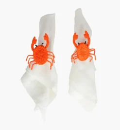 Napkin Rings*Mercedes Salazar Crab Napkin Ring Set of 2