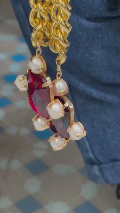 Necklaces*Mercedes Salazar Crystal Cross Necklace