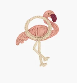 Napkin Rings|Bizatino Collection*Mercedes Salazar El Flamingo Napkin Ring Set of 2