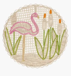 Placemats|Bizatino Collection*Mercedes Salazar El Flamingo Placemats Set of 2