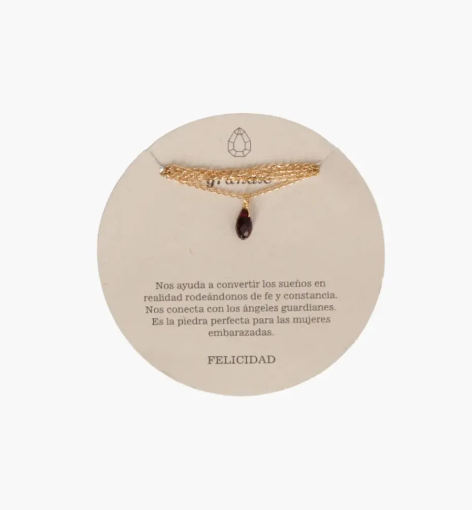 Amulets|Necklaces*Mercedes Salazar Garnet Necklace