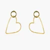 Earrings*Mercedes Salazar Golden Heart Earrings