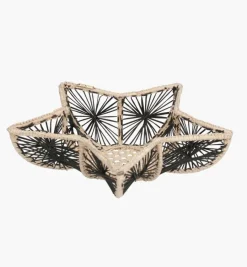 Bread Baskets|Bizatino Collection*Mercedes Salazar La Estrella Bread Basket Set of 2