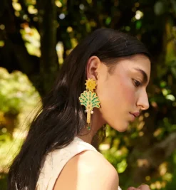 Earrings*Mercedes Salazar La Palmera Earrings