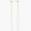 Earrings*Mercedes Salazar Long Pearl Bow Earrings
