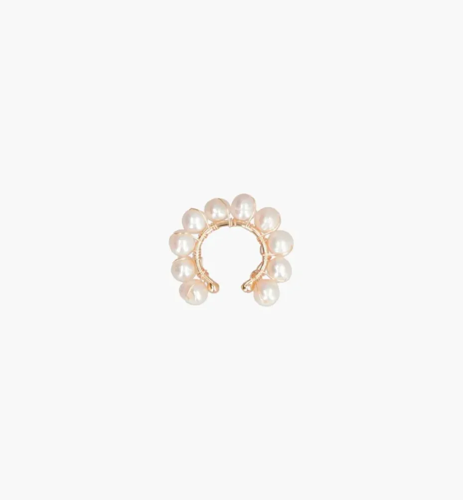 Earrings|Ear Cuffs*Mercedes Salazar Maxi Pearl Ear Cuff