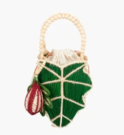 Bags*Mercedes Salazar Mini Fig Leaf Handbag