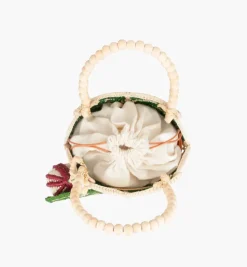 Bags*Mercedes Salazar Mini Fig Leaf Handbag