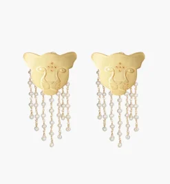 Earrings*Mercedes Salazar Pearl Jaguar Rain Earrings