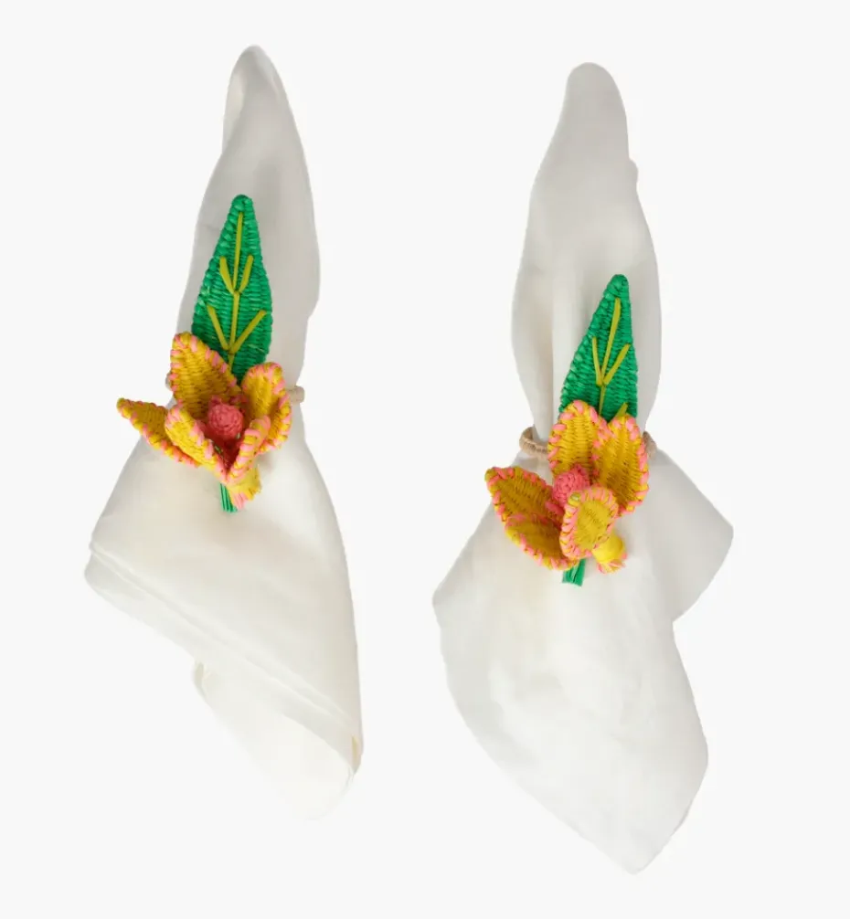 Napkin Rings*Mercedes Salazar Pim Napkin Ring Set of 2