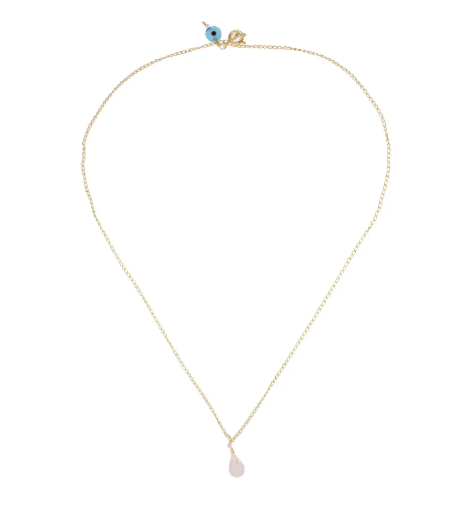 Amulets|Necklaces*Mercedes Salazar Pink Quartz Necklace