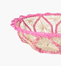 Bread Baskets*Mercedes Salazar Pinky Medium Bread Basket