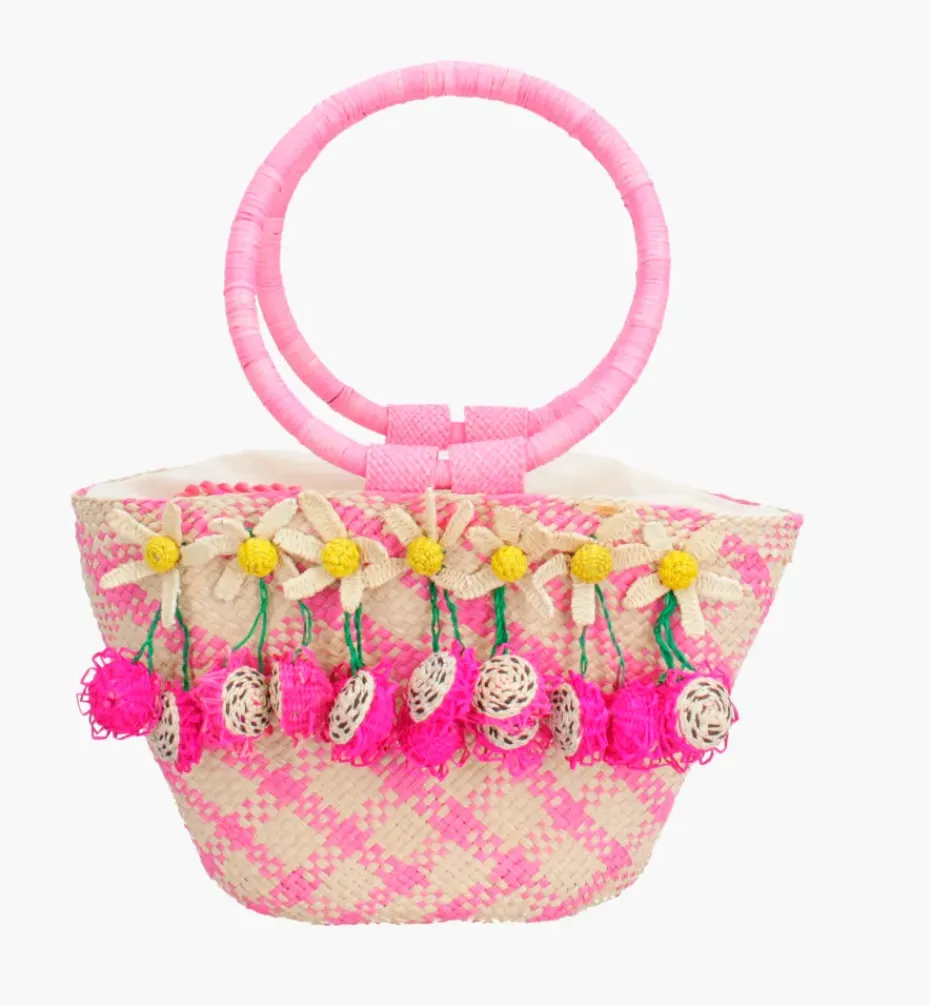 Bags*Mercedes Salazar Pitaya with Flowers Handbag