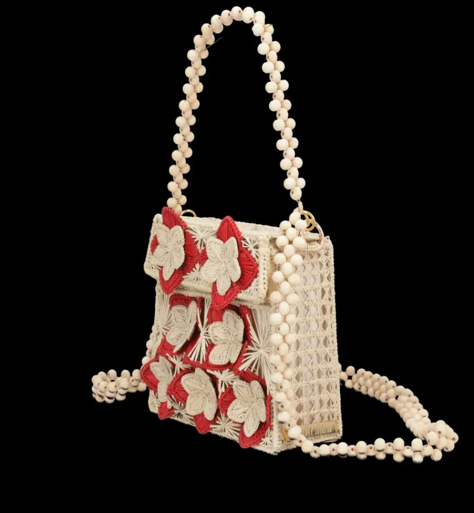Bags*Mercedes Salazar Red Garden Handbag