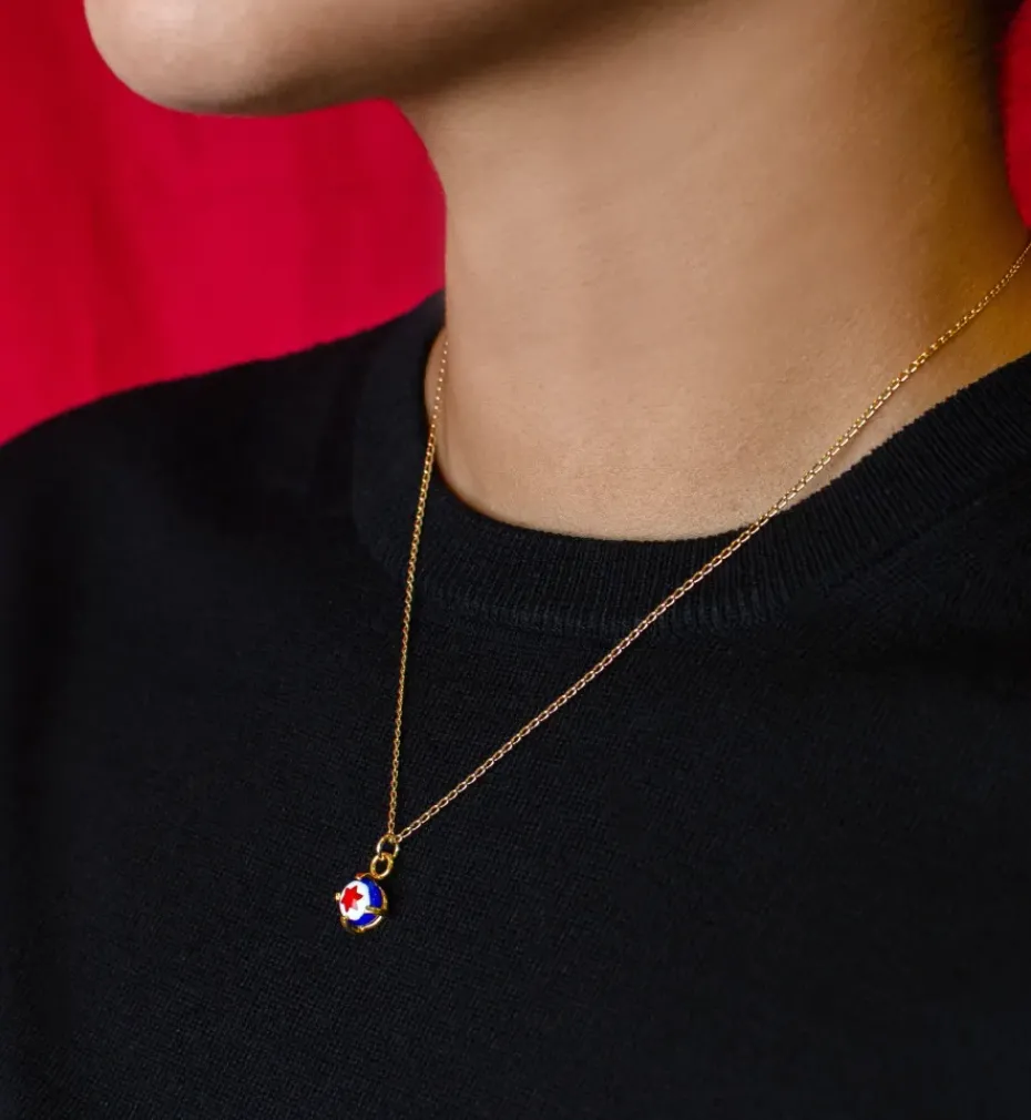Necklaces*Mercedes Salazar Red Nebula Necklace