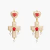 Earrings*Mercedes Salazar Red Power Earrings
