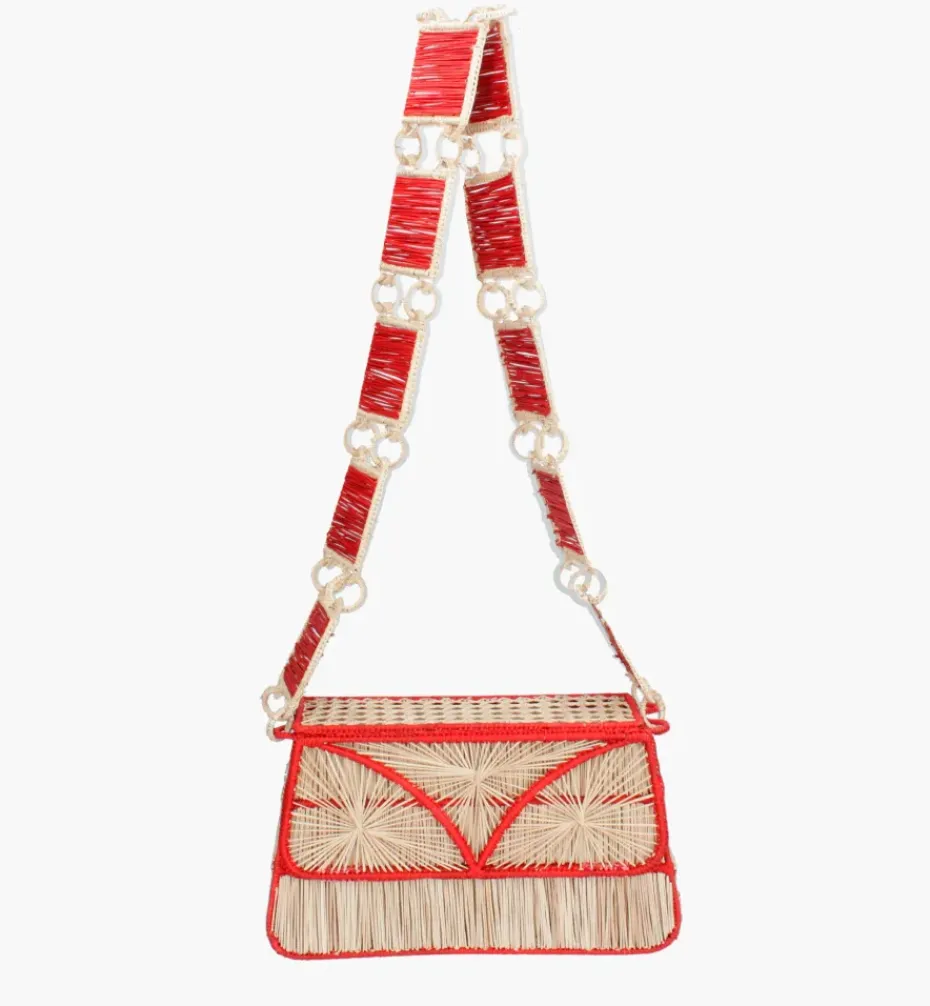 Bags*Mercedes Salazar Red Strap Handbag