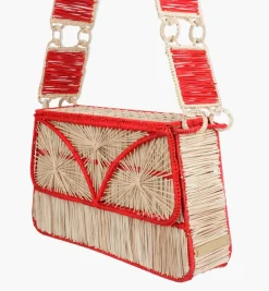 Bags*Mercedes Salazar Red Strap Handbag