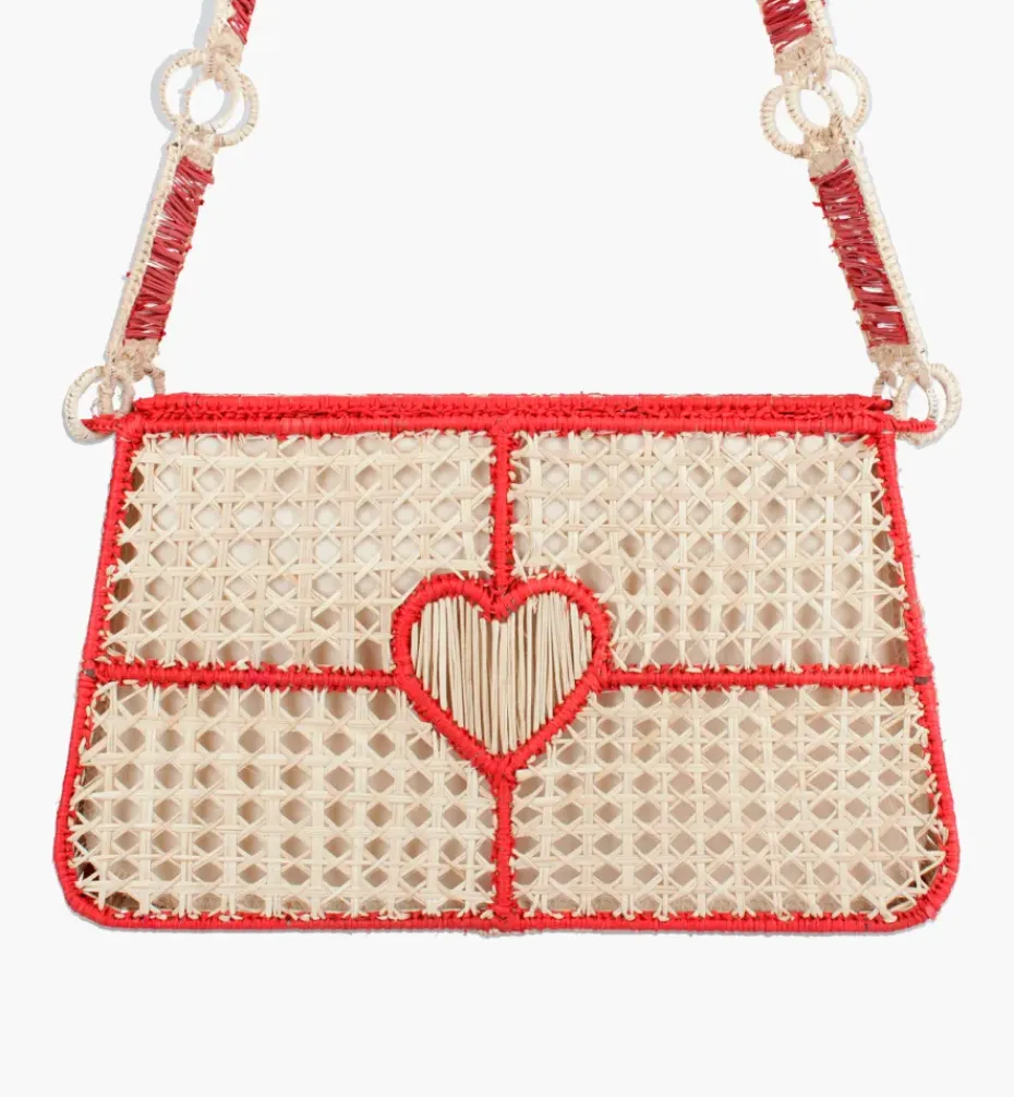 Bags*Mercedes Salazar Red Strap Handbag