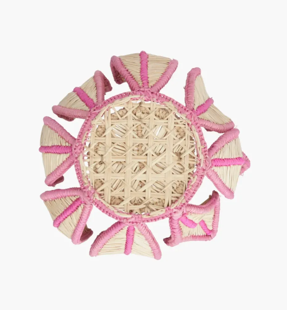 Candle Holders|Bizatino Collection*Mercedes Salazar Rosa Candle Holder Set of 2