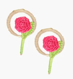 Napkin Rings*Mercedes Salazar Roses Napkin Ring Set of 2