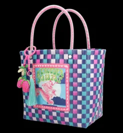 Bags*Mercedes Salazar Small Pink Dragon Handbag
