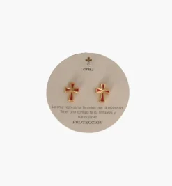 Earrings*Mercedes Salazar The Cross Studs