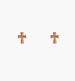 Earrings*Mercedes Salazar The Cross Studs