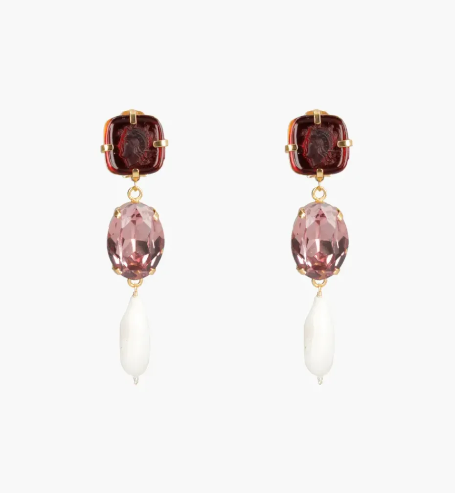 Earrings*Mercedes Salazar Three Drops Earrings