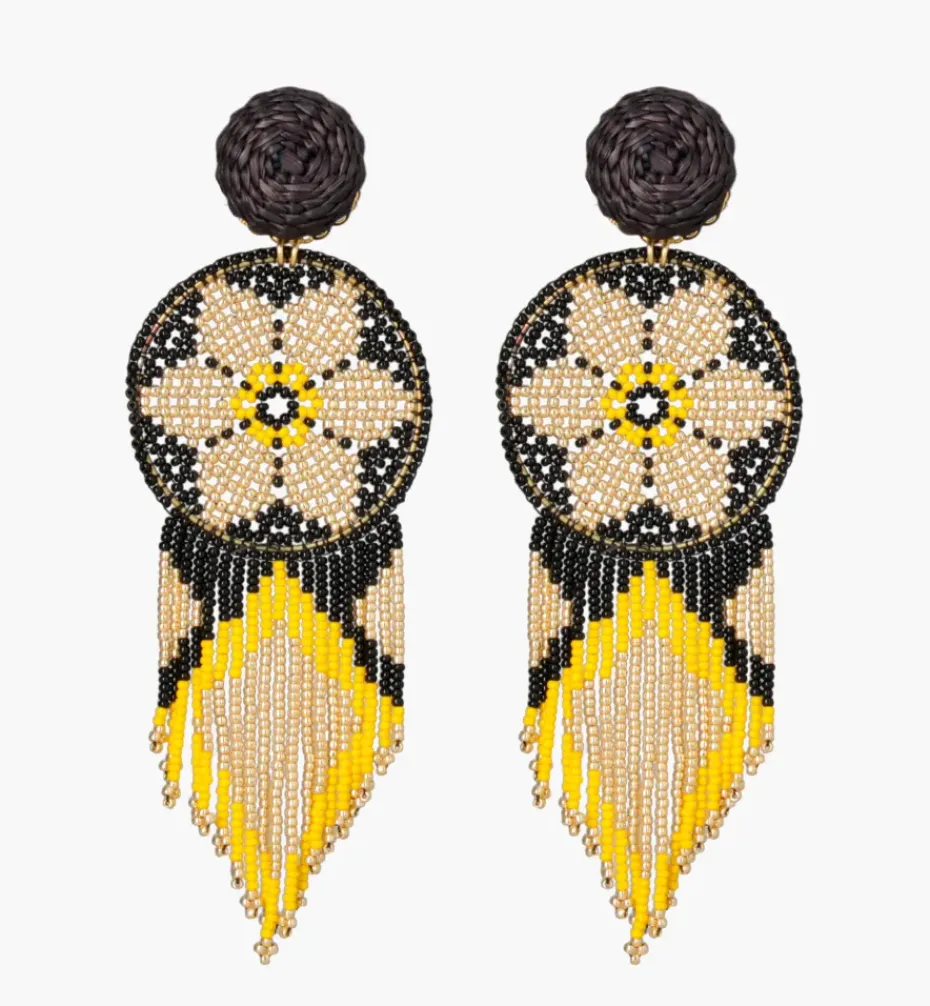 Earrings*Mercedes Salazar Yellow Crisi Earrings
