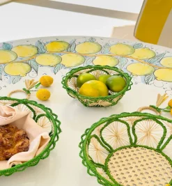 Holiday Collection*Mercedes Salazar Zesty Mini Bread BasketSet of 2